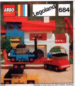 684 Low loader with fork lift truck