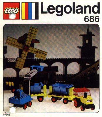 686 Tipper truck and loader